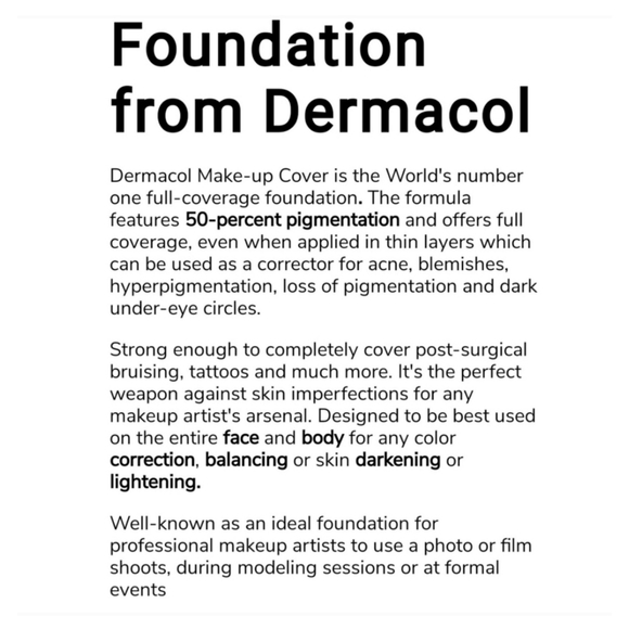 HP 🌻 NWT #224 Dermacol Makeup Cover - Picture 6 of 7